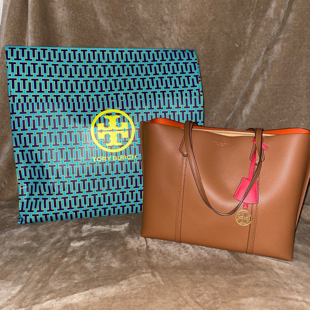 TORY BURCH Perry Triple-Compartment Tote Bag